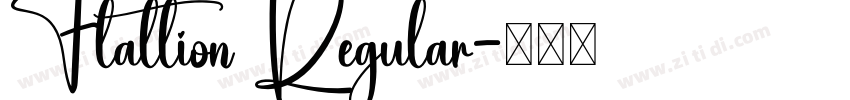 Flatlion Regular字体转换